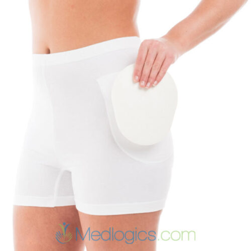 Hip protector pants with 2 protectors