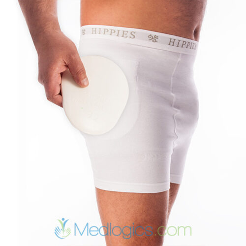 Male Hip protection pants with 2 protectors