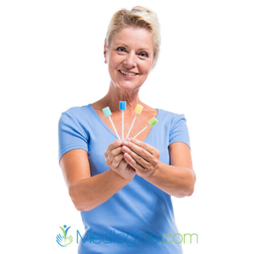 Oral care swabs