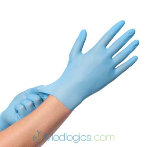 Soft nitrile gloves Basic - Blue