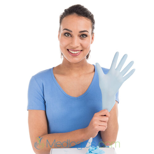 Soft nitrile gloves Basic - Blue – Image 3